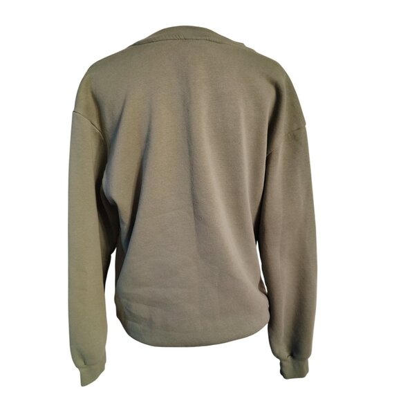Olive Green Graphic Sweatshirt - Picture 3 of 5